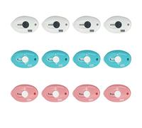 12 Pièces Mini Couteau Utilitaire, Mini Ouvre-Lettre, Mini Cutter, Utilisé pour les Cadeaux de Décoration de Porte-Clés, Adapté pour le Carton, le Papier, la Boîte(3 Couleurs)