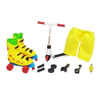 12 Pièces Mini Ensemble de Jouets à Doigts, Ensemble de Modèles de Trottinette à Doigts pour Enfants, Mini Trottinette à Interactif, Jouet d'activité Sensorielle (11)