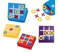 12 Pièces Mini Jeux de Société Tic Tac Toe pour Enfants, Jeu de Société pour Enfants et Famille, Mini Jeu de Société Multicolore Cadeaux de Fin D'Année Cadeaux de Classe pour étudiants