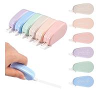12 Pièces Mini Rubans Correcteurs, 5m x 5mm Souris Correcteur Blanc, Ruban Correcteur pour Effacer et Corriger, Mini Roller de Correction avec Capuchon Protecteur pour Fourniture Scolaire École Bureau