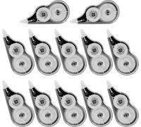 12 Pièces Mini Rubans Correcteurs, Souris Correcteur 12m X 5 Mm, Ruban Correcteur Avec Capuchon De Protection,Roller De Correction Pour Effacer Et Corriger,Pour Étudiants,Employés De Bureau