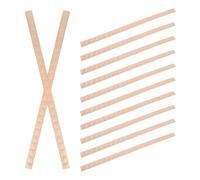 12 Pièces Moulure de Finition en Bois Inachevée 15,9 Pouces 18 MM