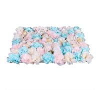 12 pièces mur de fleurs artificielles décor de fond de fleurs
