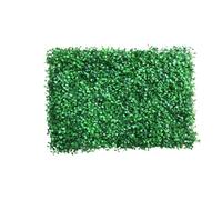 12 pièces mur d'herbe panneaux de buis artificiels haie plante herbe toile de fond panneaux muraux vert mur décor extérieur jardin 60x40x4cm