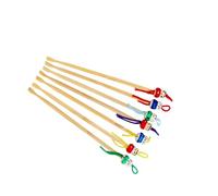 12 Pièces Nettoyeur D’oreilles Dessin Animé en Bois | Portable et Léger, Forme Cartoon Créative, pour Clés ou Paquet, Finition Adorable Couleur Aléatoire