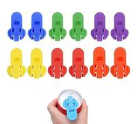 12 Pièces Ouvre Canette Easy Tab, Simple Can Opener & Drink Guard, Manuel Facile Boisson Ouvre, Plastique Ouvre Boîte pour Soda, Facile, Biere, Cola