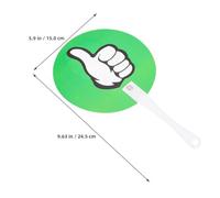 12 Pièces Pagaies de Vote des Étudiants pour ouble Face, Plastique Rouge Vert, Réponse Non Orale, pour Enseignants et Évaluation Formative Scolaire