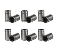 12 Pièces Paliers Linéaires Lm8uu en Acier Argenté