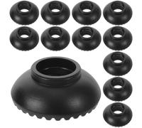 12 Pièces Panier Rond pour Bâtons de Randonnée, Trou 0,39 Pouces | Support pour Sol Meuble, Résistant à L’abrasion, Léger, pour Sable et Sorties de Trekking