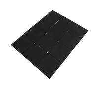 12 Pièces Panneau Mural Acoustique Noir en Polyester Autocollant | Découpe Facile, Améliore la Clarté Voix, pour Petites Pièces, Plafonds et Bureaux