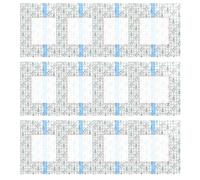 12 Pièces Pansements éTanches pour Grandes Plaies, Bandage Transparent Imperméable, Pansements Imperméables, Pour Protéger la Peau Après le Tatouage Douche(20x20cm)