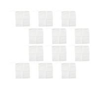 12 Pièces Paquet de Filtration en Coton Cordon, Petits Filtrants | Usage pour Herbes Cuisine, Texture Douce Beige, Filtrage Fin, Réutilisable pour Bouillons et Mélanges