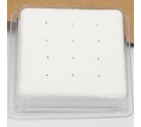 12 pièces/paquet Mini Design Clou de nez à boule de 1 mm, Clou de nez en argent sterling 925, Bijou de nez en forme d'os, Aiguille en argent 24G 0,5 mm Argent sterling 925