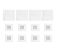 12 Pièces Patch Mural Auto-adhésif en Fibre de Verre | Adhérence, Réparation de Surface Endommagée, Application Facile, Usage Bureau et Usine