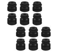 12 Pièces Patins Anti-Vibrations pour Tronçonneuse en Caoutchouc | Coussins de Protection, Bloc Tampon Amortisseur de Chocs, Pieds Amortisseurs, Réparations et Entretien
