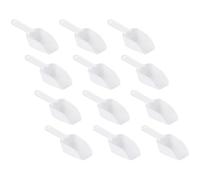 12 Pièces Pelle Cuisine Multifonction Réutilisable en Pp Blanc