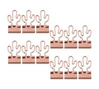 12 Pièces Pinces à Reliure de Bureau, Clips pour Documents | Maintien Très Ferme, Marquage des Pages, pour Papiers D’examen et Paquet de Snacks, Bureau et École
