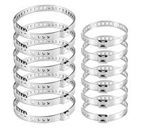 12 Pièces Pinces Réglables Kit Arbre,Pince de Joint d'Arbre à Cardan Collier, Colliers de Serrage pour Coffre CV en Acier Inoxydable, Collier Soufflet de Cardan Universel, Colliers Soufflet Cardan