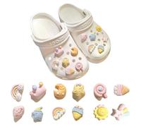 12 Pièces Pins Crocs Femme, Bijoux, Jibbitz pour Crocs, Charms, Accessoires de Chaussure en Strass, Décorations de Chaussures de Bricolage