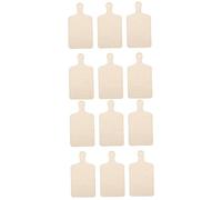 12 Pièces Planche à Découper En Bois Bricolage Mini Palette De Charcuterie Pelle à Pizza En Bois Naturel Moules à Pizza Plat Enfant Assiette En Contreplaqué De Peuplier