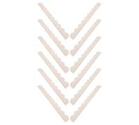 12 Pièces Planche de Bois Festonnée pour Bordure Décorative | Bois Brut à Peindre, Installation Facile, Usage Polyvalent, Cadre de Fenêtre, Projets DIY et Intérieur