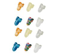 12 pièces plectres de guitare médiators de remplacement médiators plats médiator de doigt de guitare mandoline Banjo accessoires durables