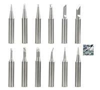 12 Pièces Pointes de Fer à Souder 900M, Panne Fer à Souder de Rechange pour Stations de Soudage, Compatible avec Dremel, Hakko, Atten, X-Tronic et Autres Outils de Soudure Professionnels