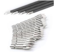 12 pièces Pointes de flèche pour tir à l'arc - 60/80/100/120 grains, en acier inoxydable, adaptées aux fûts de diamètre intérieur (ID) 4,2 mm pour la pratique du tir à la cible (120 Grain, OD 5.7mm)