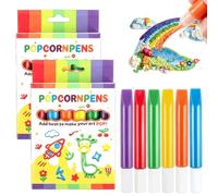 12 Pièces Popcorn Pens,Magique Et Coloré Stylos Magique 3d Popcornpens | Popcornpens,Décoration Créative À Faire Soi-Même,Idéal Pour Les Albums De Scrapbooking,Les Cartes De Vœux,La Papeterie