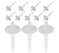 12 Pièces Porte-bobine de Machine à Coudre en Plastique Blanc | Installation Facile, Résistance à L’usure, Compatibilité Large, pour Débutants et Couturières Expérimentées