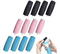 12 Pièces Pour Scholl Rouleaux De Remplacement, Rouleau Pour Scho Ll Pied, Recharge Pour Sch Oll Rapeuse Electrique, 3 Niveaux De