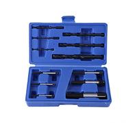 12 pièces pratiques extracteur de vis écrou cassé boulons goujons outils de suppression ensemble avec perceuses ensemble d'extracteur de vis endommagé ensemble d'extracteur de vis dénudé