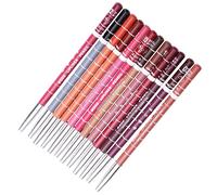 12 pièces professionnel Lipliner imperméable à l'eau crayon à lèvres ensemble longue durée maquillage des lèvres ensemble cosmétique pour femmes filles cosmétiques stylos de maquillage Lipliner