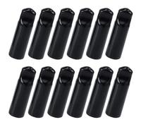 12 Pièces Protection de Robinet à Bière en Caoutchouc Noir | Protection Anti-poussière, Garde les Becs Propres, Fixation Rapide, Résiste à Déchirure, Usage Intérieur