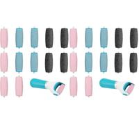 12 Pièces Recharge Rapeuse pour Scholl,3 Types de Rugosité,Rouleaux de Remplacement Compatible avec Scholl Velvet Smooth,pour Pedicure Pied Electrique,Rape Pieds (Lot de 2)