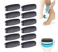 12 Pièces Recharge Rapeuse pour Scholl Pied Rouleaux de Remplacement Compatible avec Scholl Velvet Smooth,pour Rapeuse Electrique Pedicure Pied Electrique,Rape Pieds