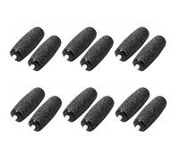 12 Pièces Rouleaux de Remplacement, Extra Rugueux Recharge Rapeuse Electrique pour Pedicure Pied Rouleau Massage Pied Soins des Pieds, Pierre Ponce Pedicure Pied Electrique