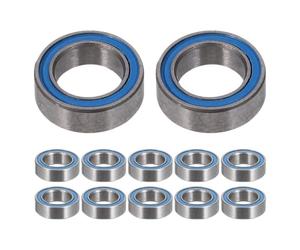 12 Pièces Roulement Micromécanique à 5x8x2,5 MM Double Étanchéité | Acier, Support Radial Stable et Rotation Fluide, pour Micro Arbres, Mini Ventilateurs, Servomoteurs Modèles