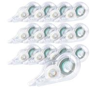 12 Pièces Rubans Correcteurs, 12m x 5 mm Souris Correcteur Blanc avec Capuchon, Roller de Correction pour École Bureau Fourniture Scolaire Fourniture Bureau, Transparent