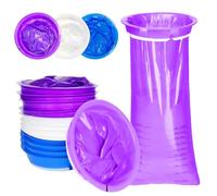 12 Pièces Sac Vomissement Voiture, 1000ml Sac de Vomissement, Sacs à Vomi, Haute Densité Étanche avec Bouton-Pression - Pour Voiture, Voyage, Femmes Enceintes & Urgences Enfant Adulte