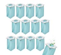 12 Pièces Sacs d'Aspirateur en Papier, Emballage en Papier pour Aspirateur, Matériau Écologique, Bonne Étanchéité, pour Makita DCL182, CL107, CL072, CL121D