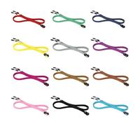 12 Pièces Sangle De Lunettes, Sangle De Lunettes Colorée, Sangle De Lunettes Ajustable, Sangle De Lunettes De Sport, Sangle De Lunettes Antidérapante Et Anti-Perte, Lunettes De Lecture