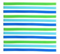 12 Pièces Sangles Élastiques Larges en Silicone Plates 20cm | Fixation Élastique, Format Facile à Transporter et Ranger, Usages Industriels et Projets Maison