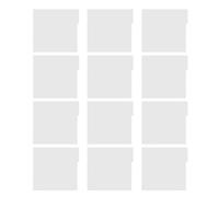 12 Pièces Séparateurs pour Disques Vinyles en Plastique PP Blanc | Réglables pour Bacs et Étagères, Repérage Rapide, Look Minimaliste, Usage en Boutique ou Pièce Musique