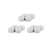 12 PièCes SéRies 40X20Mm Aluminium HIFI AMP Haut-Parleur Support D'Isolement Platine Vinyle DAC Coussinet de Pieds (Argent)