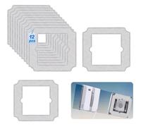 12 Pièces Serpillère Rechange Compatible avec ECOVACS WINBOT Mini, Microfibre Lingette Robot Lave Vitre pour W-CC02-0012