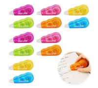 12 Pièces Souris Blanco Blanco Correcteur Souris Correcteur Blanc Souris Correcteur Correcteur Blanc Ruban Correcteur Compact Rubans Correcteurs Mini 4 m x 5 mm pour École Bureau Notes