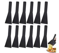 12 Pièces Spatule Crepe, Nylon Pelles à Casseroles Antiadhésives Spatule à Raclette, Résistant à la Chaleur Spatule pour Ustensiles de Cuisine Antiadhésifs Assiette Gourmet Poêle Spatule à Fromage