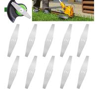 12 Pieces Stainless Steel Lawn Mower Blades Cutting Edging Blades Replacement Blades For Garden Tools For Mower Electric Lawn Mower