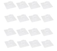 12 Pièces Support D'étagère Acrylique Transparent sans Perçage | Fixation Adhésive Amovible, Usage pour Bibliothèque et Meuble, Longue Durée de Service, Lot